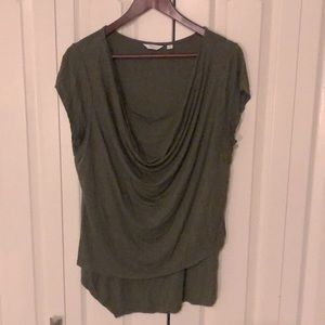 Nursing Shirt - Thyme XL Army Green